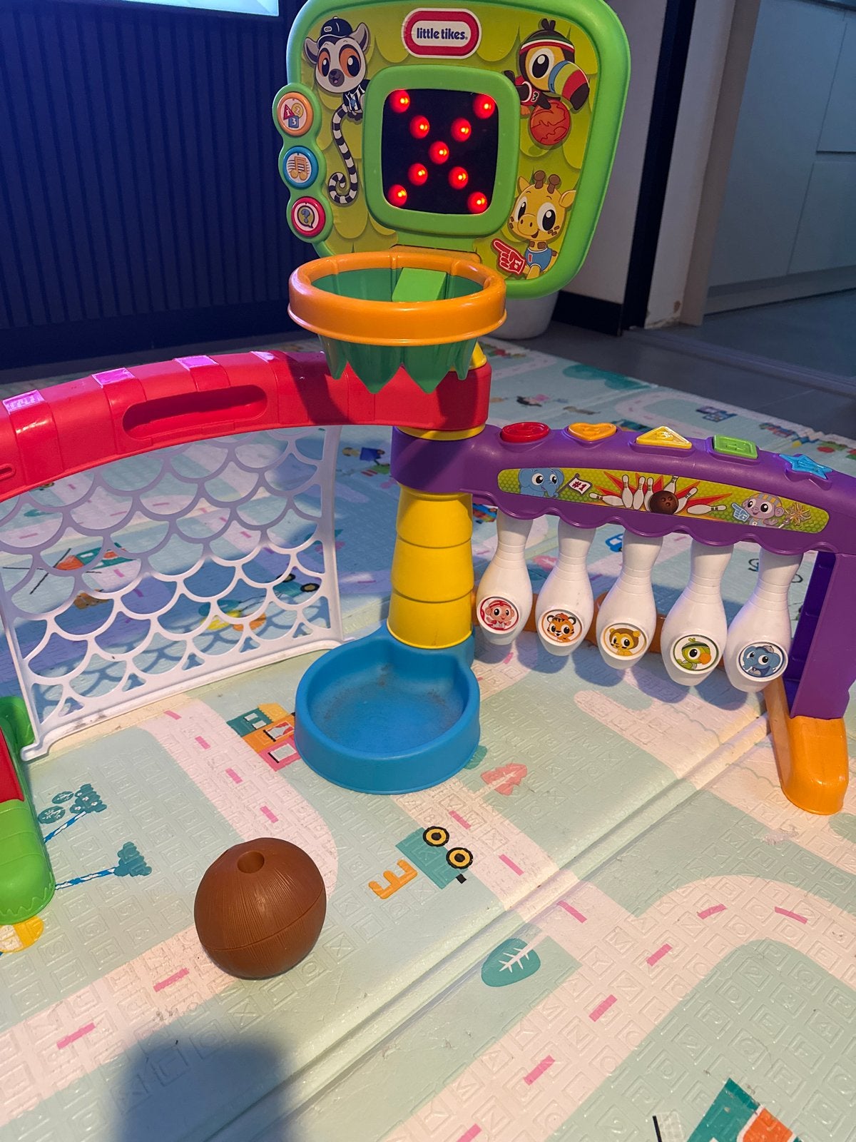 Little Tikes 3-in-1 Sportzone voor Kinderen, Ophalen, Zo goed als nieuw, Babygym, Met licht