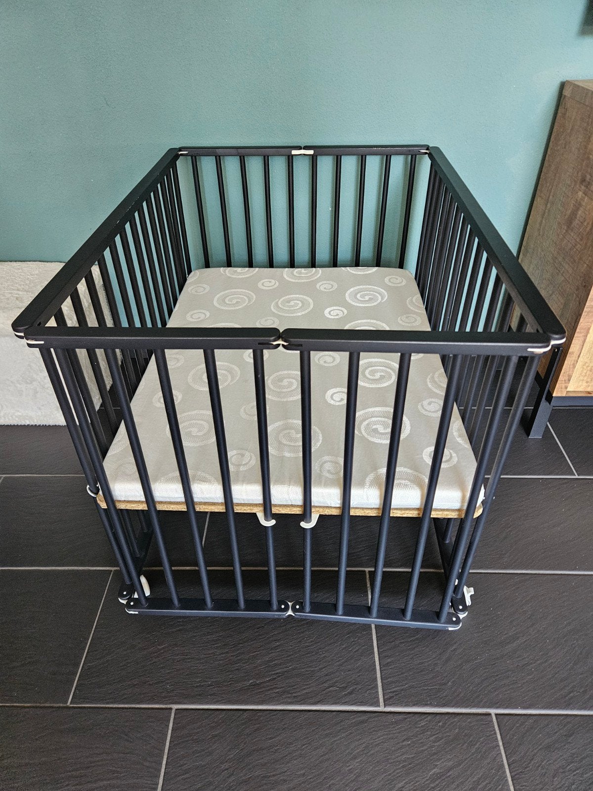 Baby box inklapbaar, Kinderen en Baby's, Boxen, Ophalen, Gebruikt, Vierkant, Wieltjes