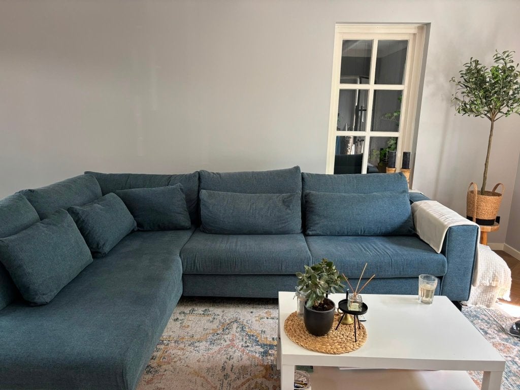 Mooi ruime lounge-/ hoekbank te koop, Huis en Inrichting, Ophalen, Gebruikt, Hoekbank, 300 cm of meer