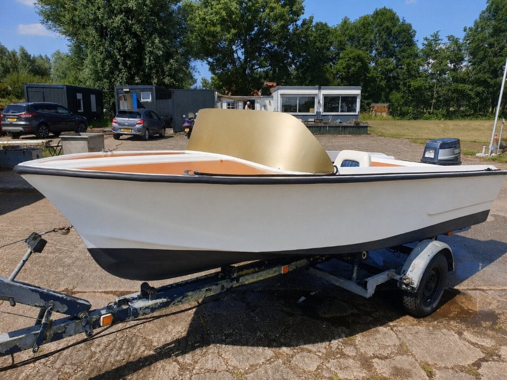 Te Koop Tourboot 40PK Yamaha (vaarbewijsvrij) vaarklaar!, Watersport en Boten, Vis- en Consoleboten, Ophalen, Overige merken, Gebruikt