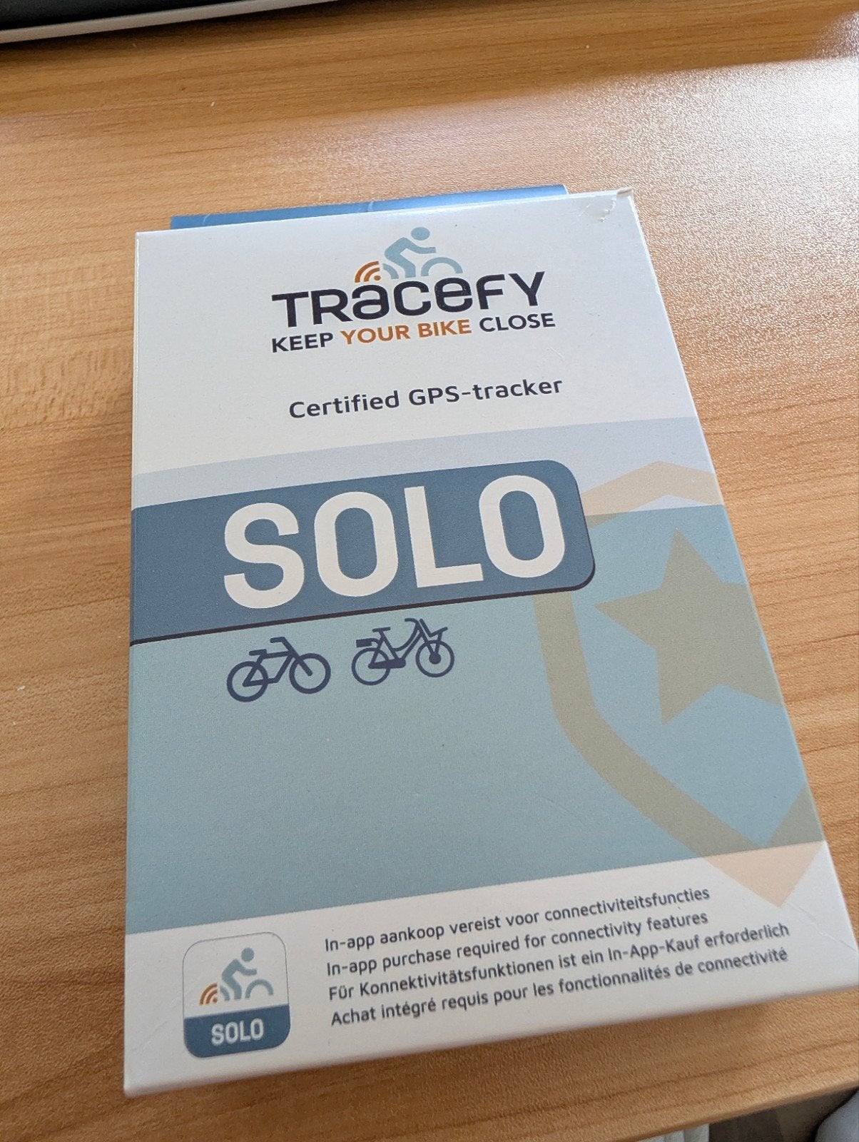 Nieuwe Tracefy Solo GPS-tracker voor fietsen, Ophalen of Verzenden, Nieuw, Tracefy