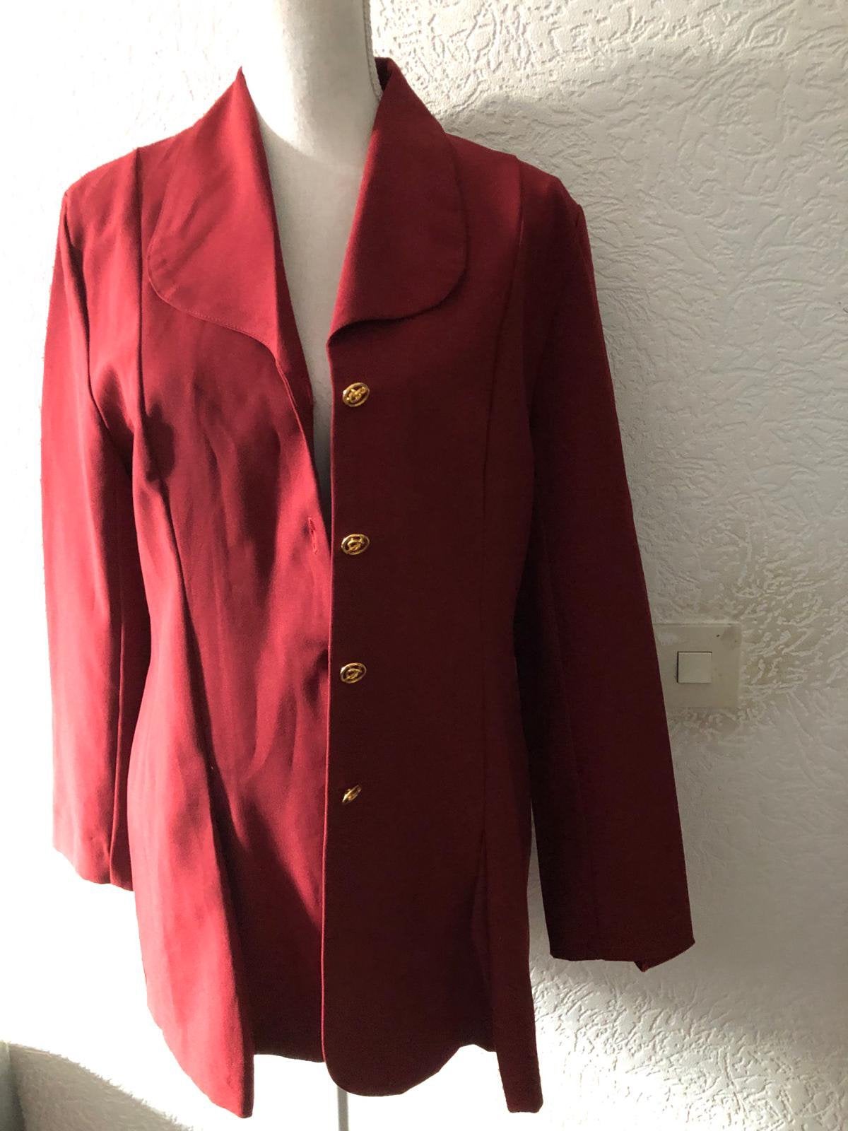 Maat L - jasje / blazer van ROYAL - Bordeaux rood, Kleding | Dames, Maat 42/44 (L), Ophalen of Verzenden, Zo goed als nieuw, Jasje