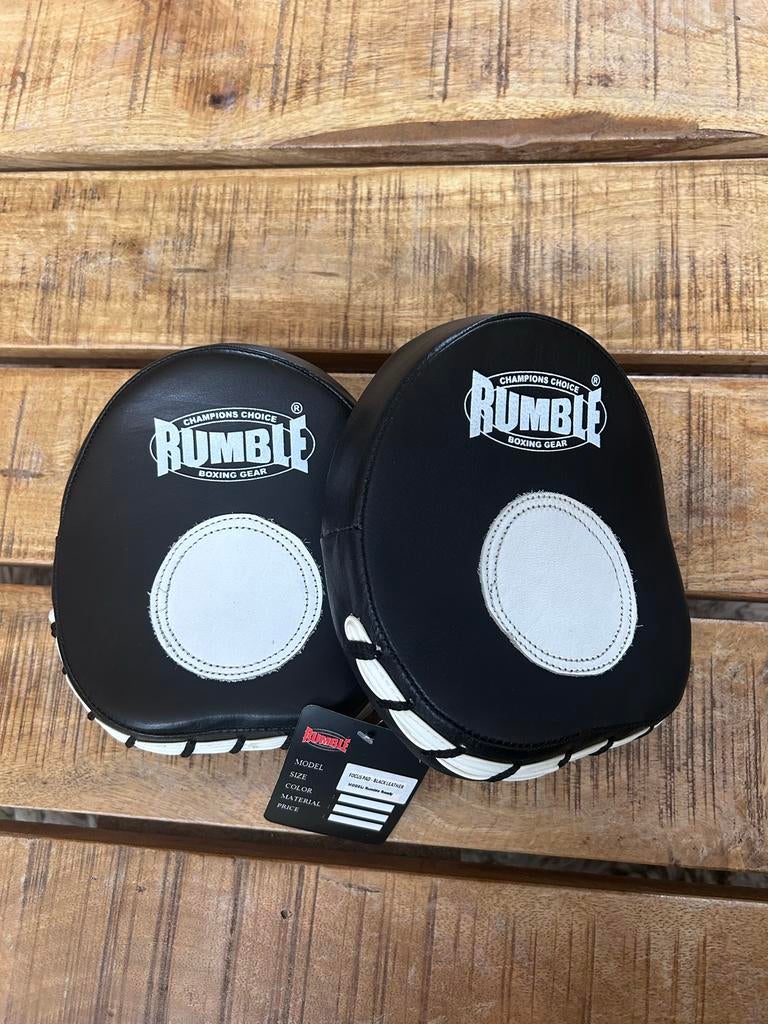 Rumble Gebogen Handpads Leer - Ideaal voor Precisietraining, Ophalen of Verzenden, Nieuw, Boks-accessoire
