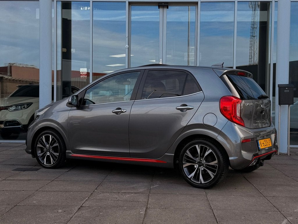 Kia Picanto 1.0 T-GDi GT-Line|Pano|Carplay|Camera|stoelverw, Auto's, Voorwielaandrijving, Gebruikt, Met garantie (alle), 100 pk