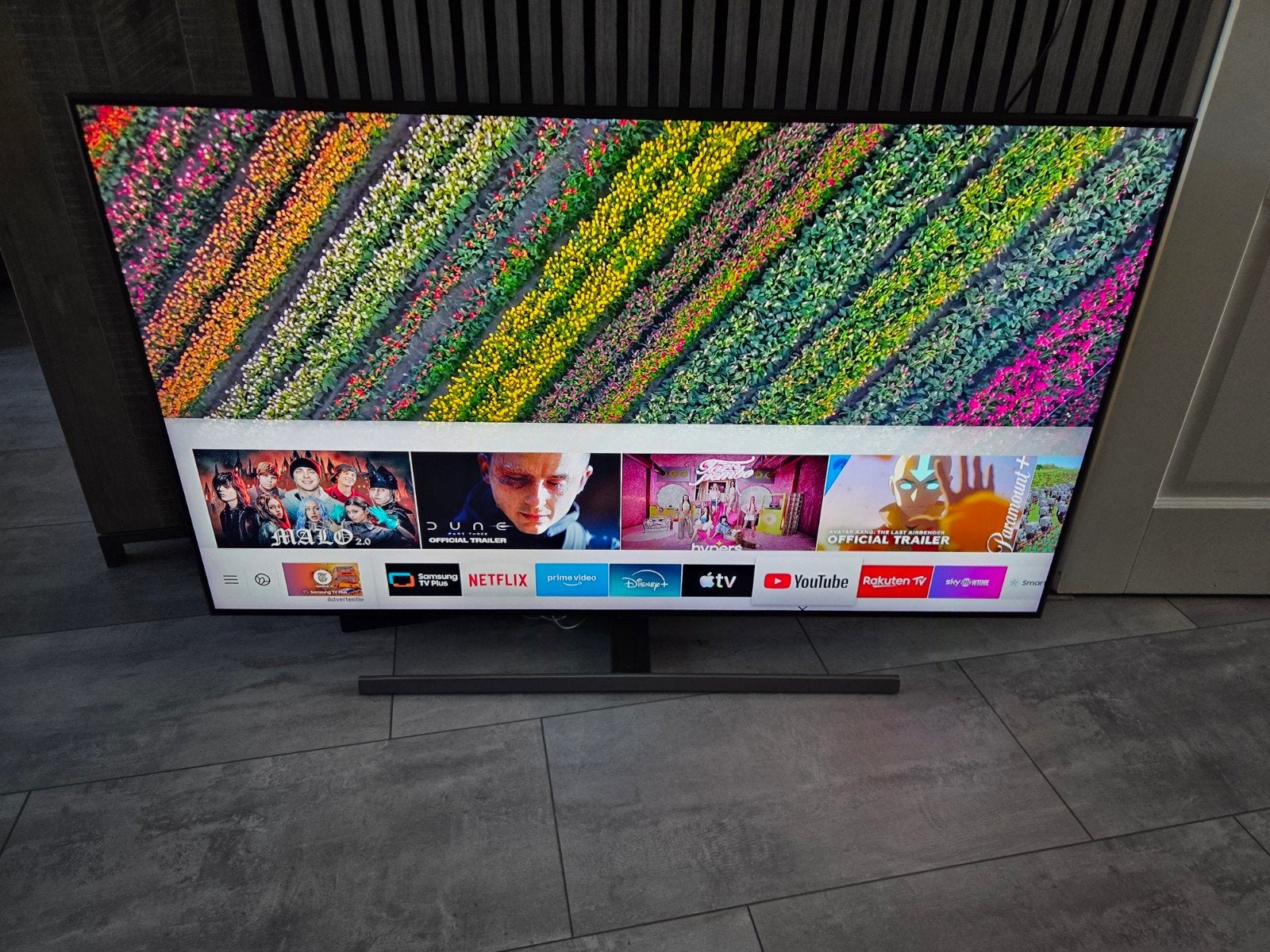 Samsung Qled smart 4K tv qe55q85r  55 inch, Audio, Tv en Foto, Televisies, Ophalen, Zo goed als nieuw, 100 Hz, Samsung