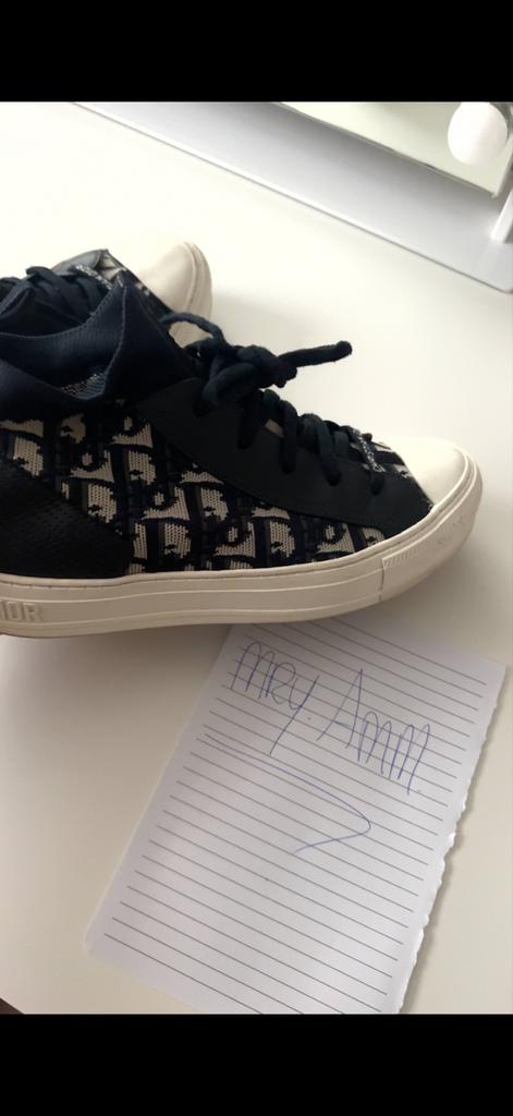 Dior B23 High-Top Sneakers Maat 38, Kleding | Dames, Schoenen, Ophalen of Verzenden, Gedragen, Blauw, Sneakers of Gympen