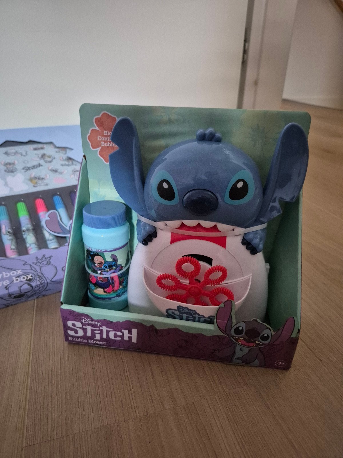 Nieuwe Disney Stitch Bellenblaas Machine, Ophalen of Verzenden, Nieuw, Jongen of Meisje