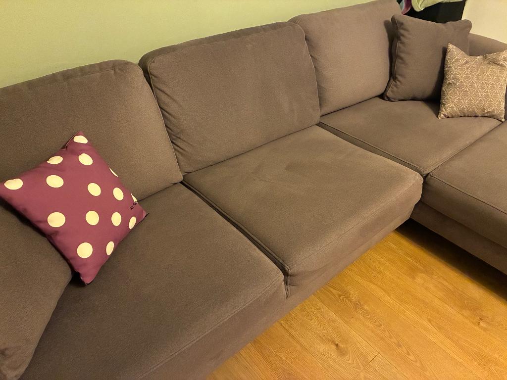 Hoekbank, Ophalen, 125 tot 150 cm, Hoekbank, Driepersoons