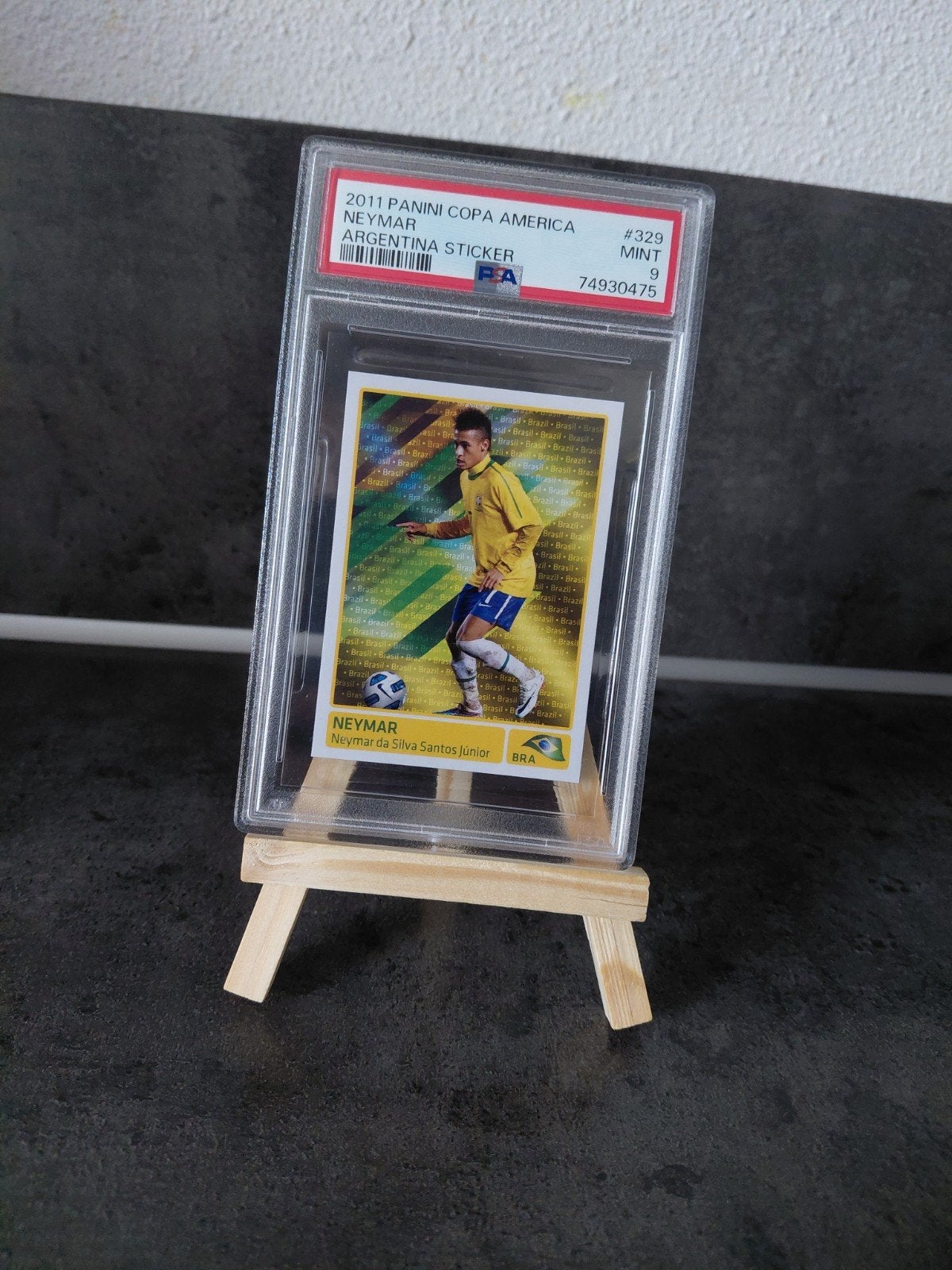 neymar jr. ROOKIE (brazilie) panini 2011 psa 9, Verzenden, Nieuw, Buitenlandse clubs, Poster, Plaatje of Sticker