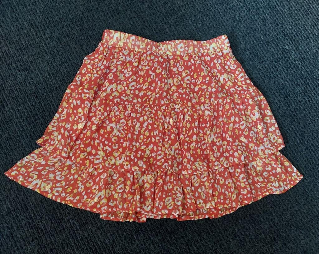 Zomerse, korte oranje rok in maat S, Nieuw, Oranje, Ophalen of Verzenden, Maat 36 (S)