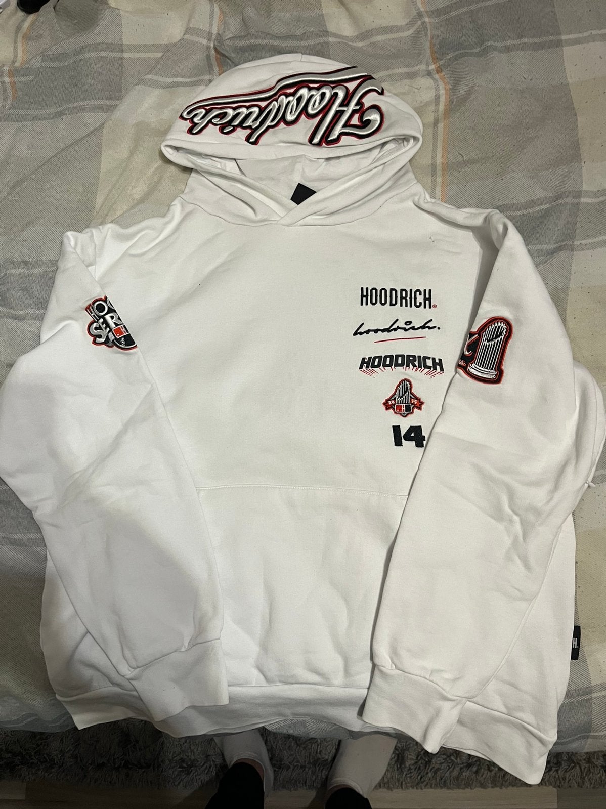 Hoodrich Hoodie (Wit), Verzenden, Zo goed als nieuw, Wit