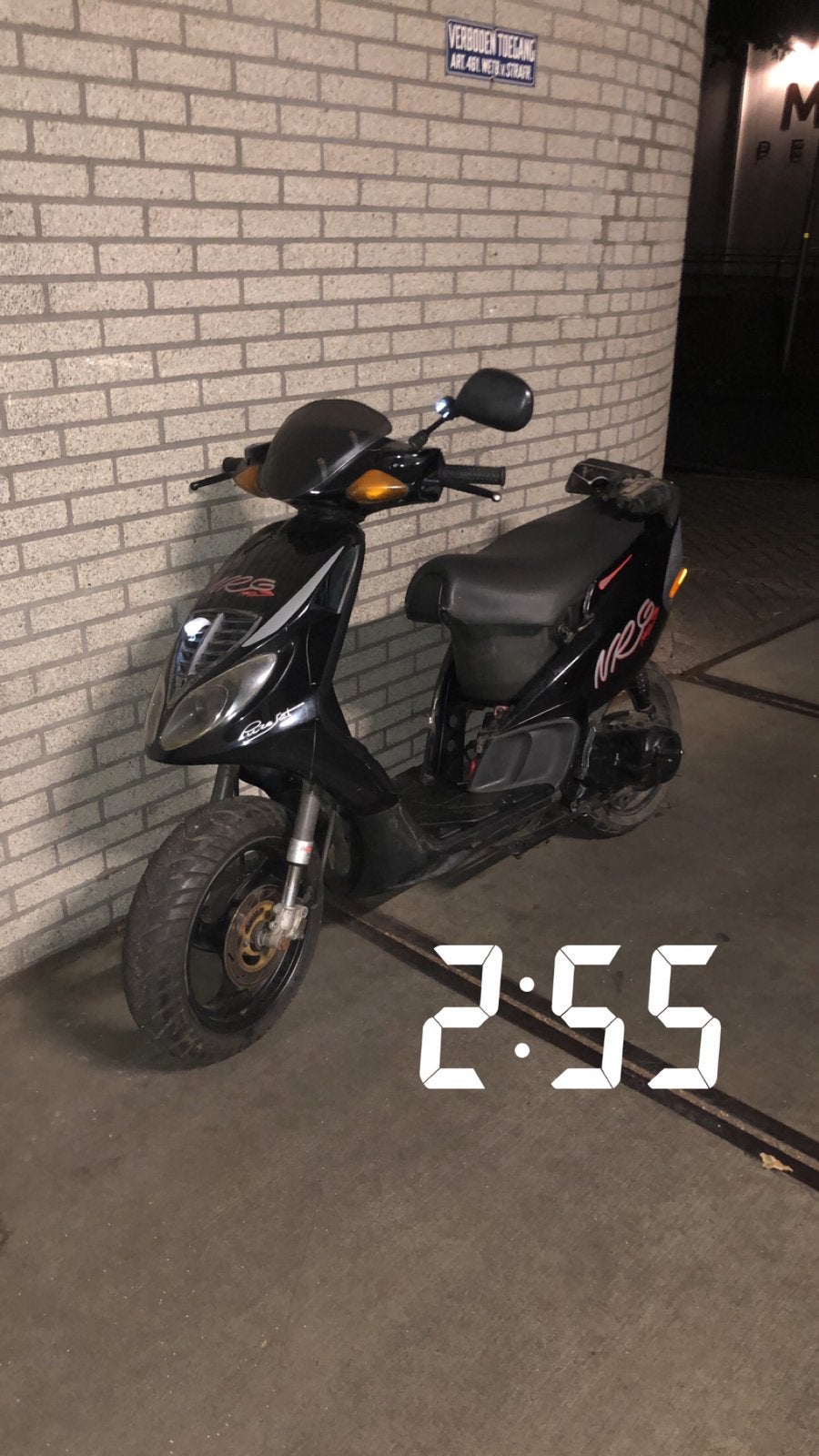 Piaggio mc3 nrg, Ophalen
