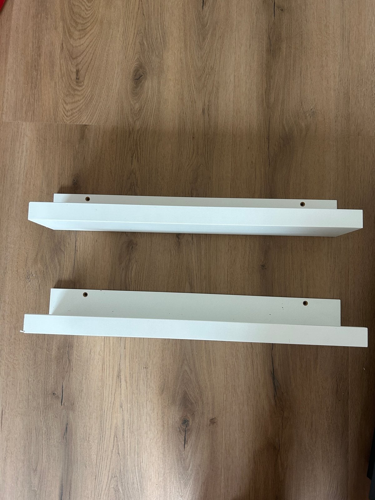 2x IKEA Mosslanda fotolijst/boekenplank wit, Ophalen, Gebruikt