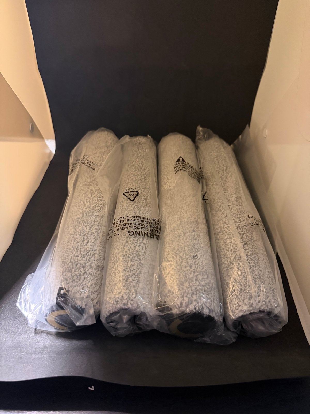 Ongebruikte verfrollers (4 stuks), Doe-het-zelf en Verbouw, Ophalen of Verzenden, Nieuw, Verfroller