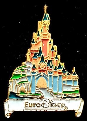 Euro Disney kasteel pin (2), Verzamelen, Verzenden, Nieuw, Figuurtje, Speldje of Pin