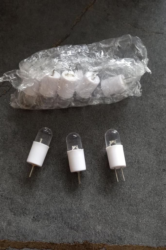 Set van 8 G4 Halogeen Steeklampjes 12V 20W, Minder dan 30 watt, Halogeen (gloei)lamp, Nieuw, Bipin of Steekvoet