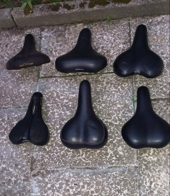 Diverse Fietszadels - Gebruikt maar Functioneel, Fietsen en Brommers, Ophalen, Gebruikt, Kunststof, Zadel