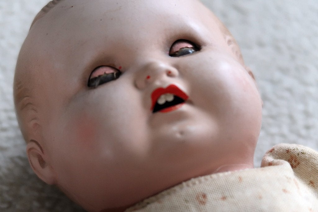 Anjo babypop met slaapogen, 1937/38, Ophalen of Verzenden, Gebruikt, Pop