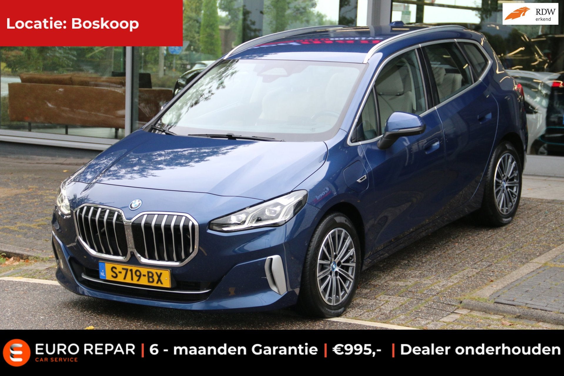 BMW 2-serie Active Tourer 225e xDrive SOH 93,9% DEALER OND., Automaat, Dealer onderhouden, Gebruikt, Euro 6