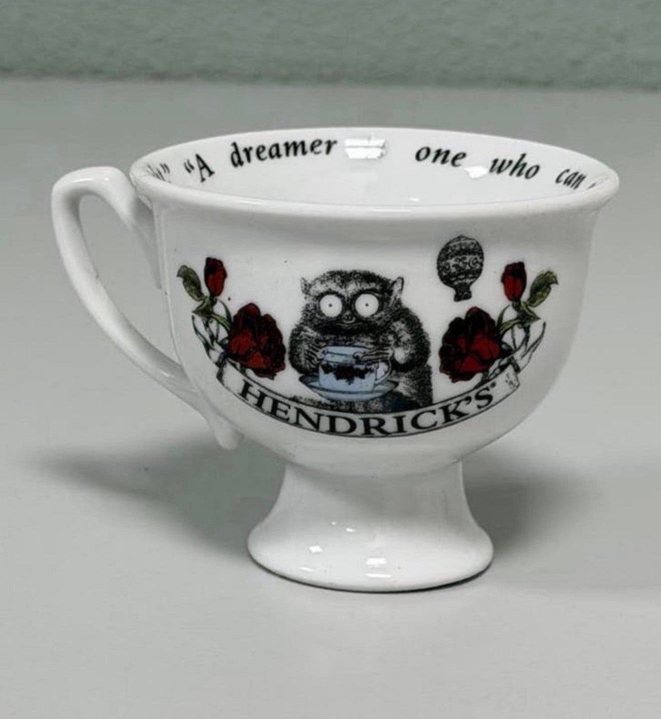Hendrick’s Gin theekopje theekop kopje met Oscar Wilde quote, Ophalen of Verzenden