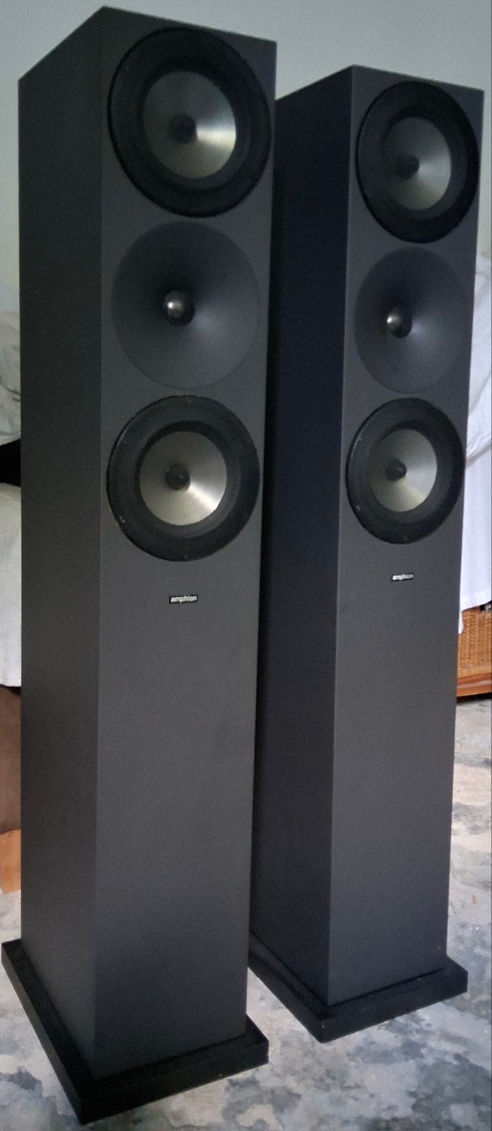 Amphion Argon 7L Vloerstaande Luidsprekers - Zwart