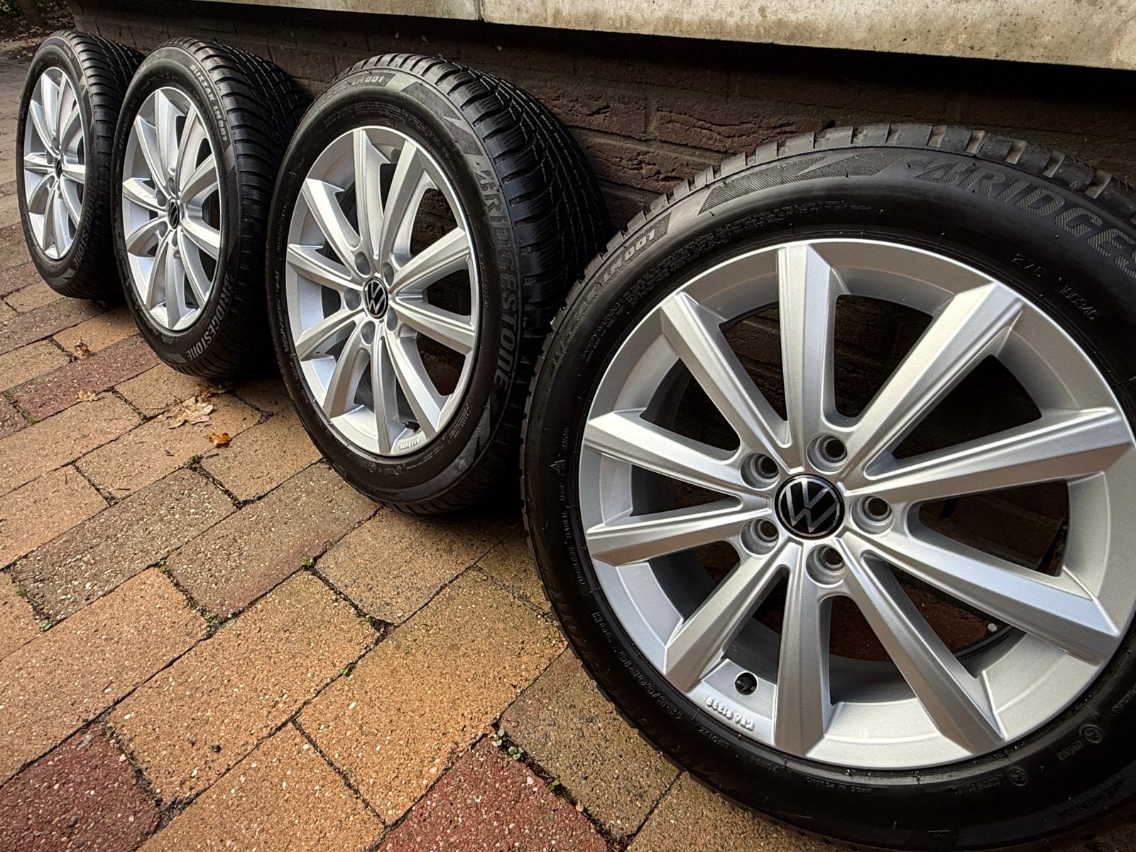 VW polo Merano alu winterset, Bridgestone 2022/23 7 mm, Ophalen, 16 inch, Volkwagen.de, Volkswagen.de