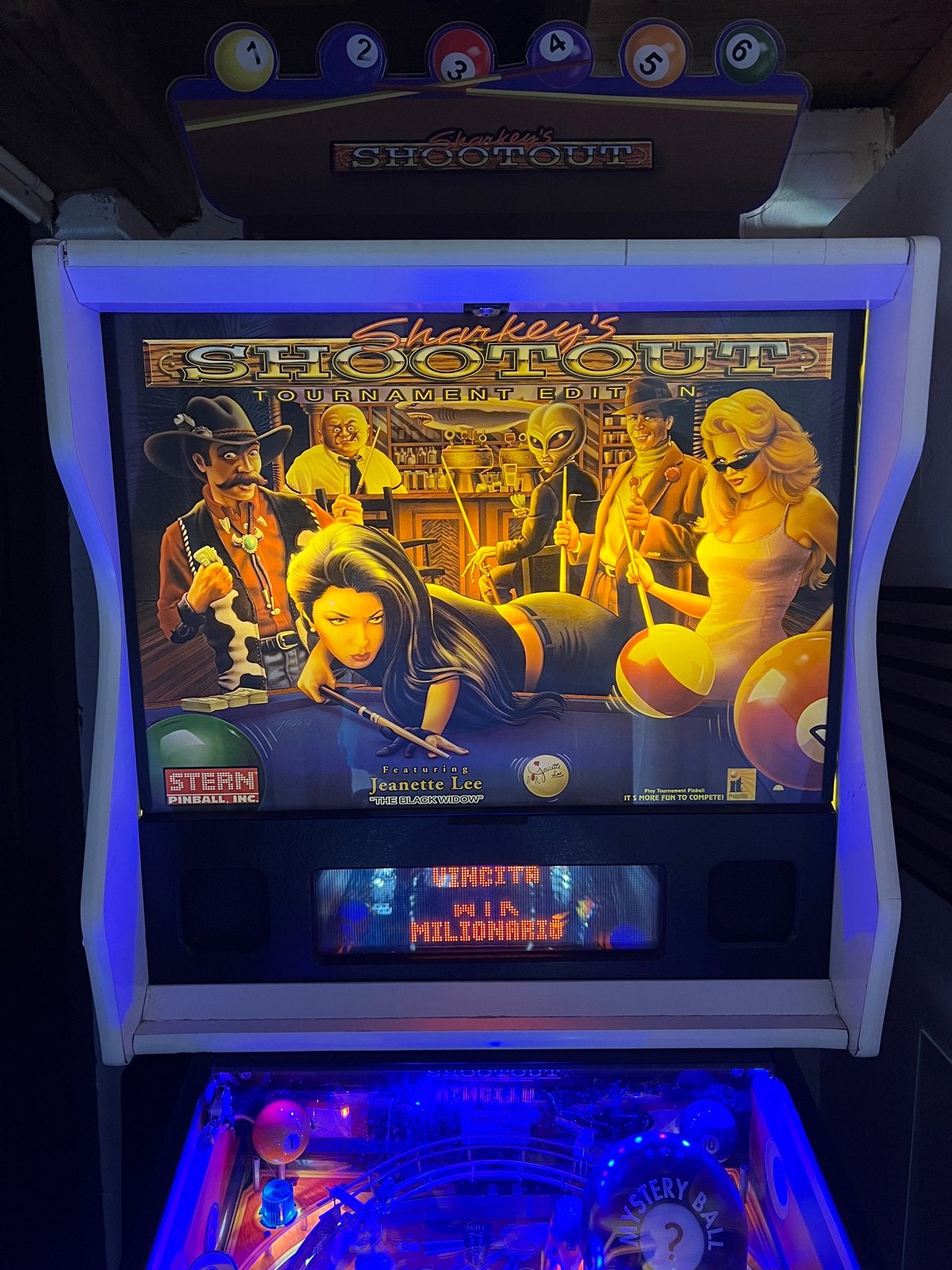 Flipperkast Stern Sharkey's Shootout - Goede staat, Gebruikt, Elektronisch, Stern, Ophalen of Verzenden