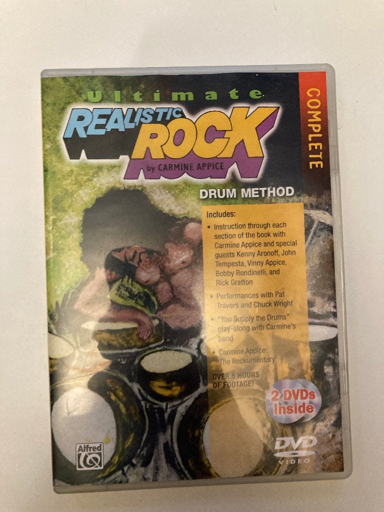 Carmine Appice ultimate realistic rock drum method 2DVD, Alle leeftijden, Ophalen of Verzenden, Nieuw in verpakking, Lesmateriaal