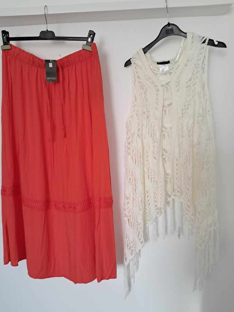 Rok gilet 44, Zwart, Maat 42/44 (L), Nieuw, Ophalen of Verzenden