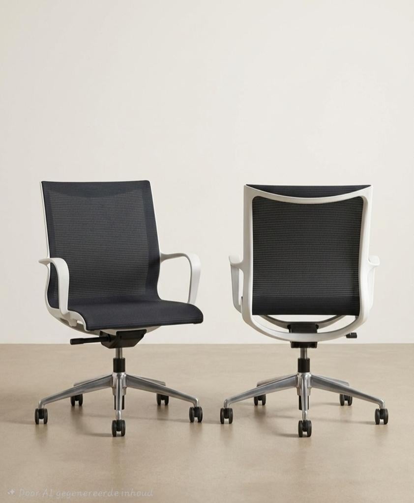 Bureaustoelen 15 stuks, prijs per stuk, Ophalen, Zwart