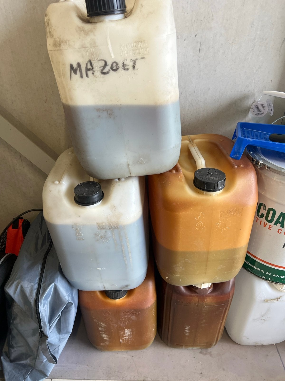 Ruim 80 liter stookolie / mazout te koop, Ophalen of Verzenden, Gebruikt