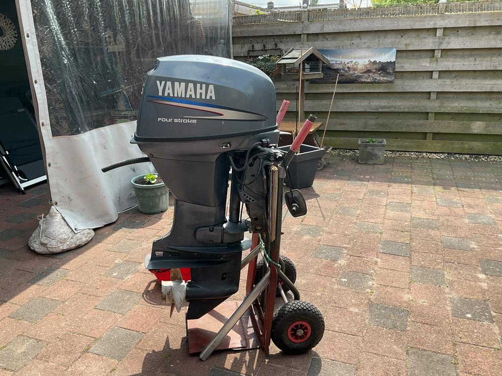 Buitenboordmotor yamaha 25 pk high trust langstaart, Watersport en Boten, Buiten- en Binnenboordmotoren, Ophalen, 10 tot 30 pk