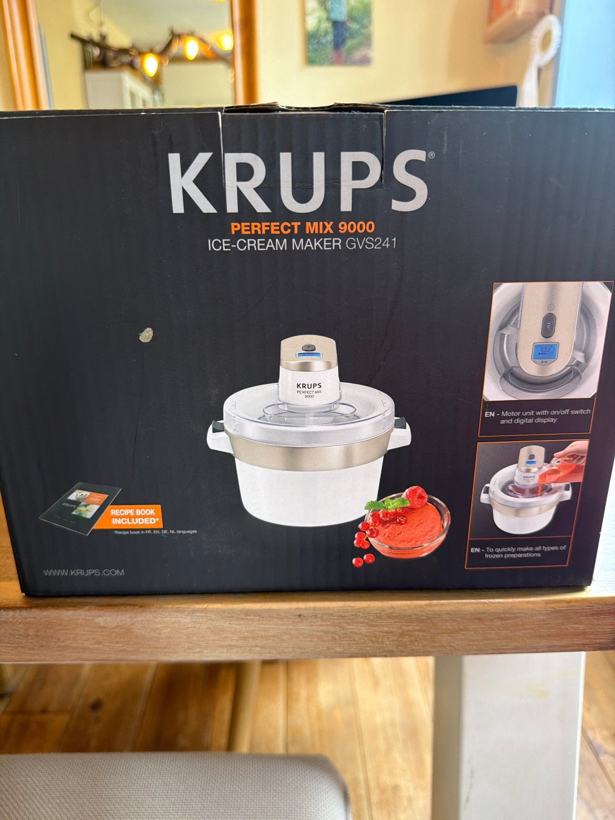 KRUPS Perfect Mix 9000 IJsmachine GVS241 - Nieuw in doos, Ophalen of Verzenden, Nieuw