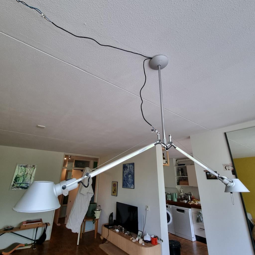 Artemide Tolomeo Mega hanglamp - 140 x 70 cm, Huis en Inrichting, Lampen | Hanglampen, Ophalen, Gebruikt, Modern, Design, Industrieel