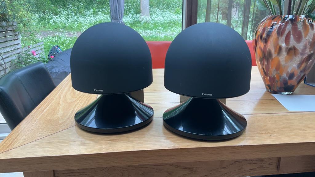 Collectors item: Canon speakers S-50, Gebruikt, Ophalen of Verzenden, Sonos, Minder dan 60 watt