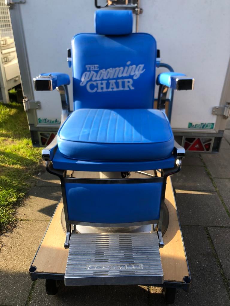 Oude kappersstoel, Auto-onderdelen, Interieur en Bekleding, Ophalen, Gebruikt