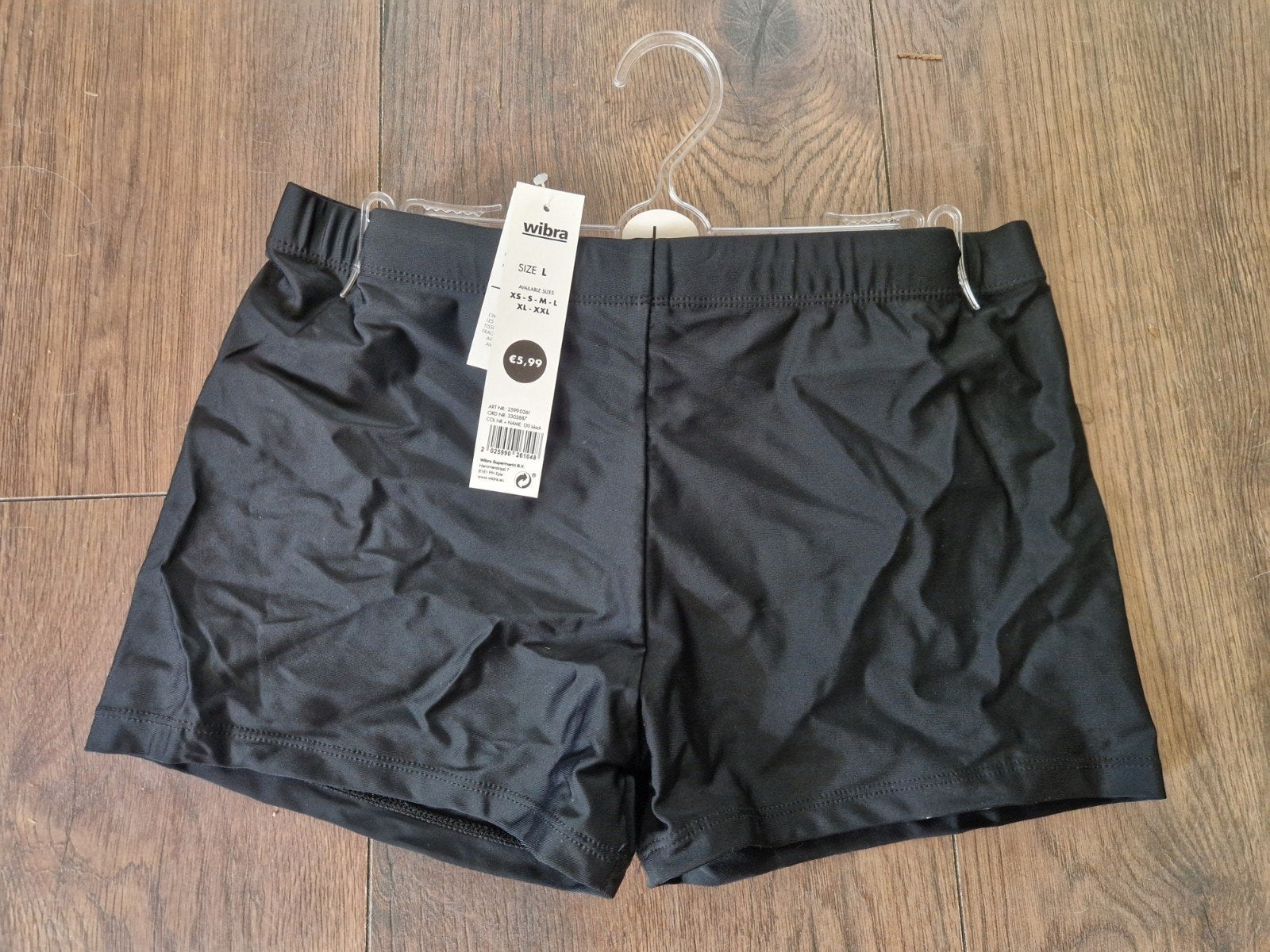 Nieuwe zwarte zwemshort voor heren - Maat L, Kleding | Heren, Maat 52/54 (L), Wibra, Zwart, Ophalen of Verzenden