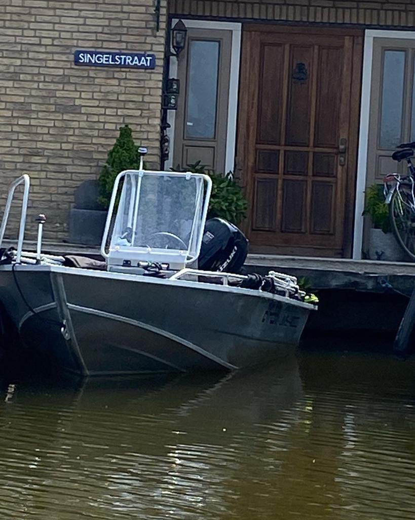 Aluminium visboot met Suzuki 30 pk buitenboordmotor, Watersport en Boten, Overige merken, Buitenboordmotor, Aluminium, Zo goed als nieuw