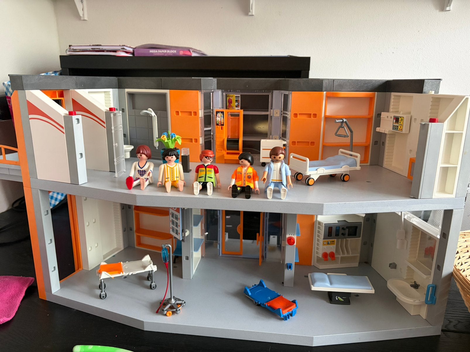 Ziekenhuis, helikopter en ambulance PLAYMOBIL, Gebruikt, Complete set, Overige typen, Ophalen of Verzenden