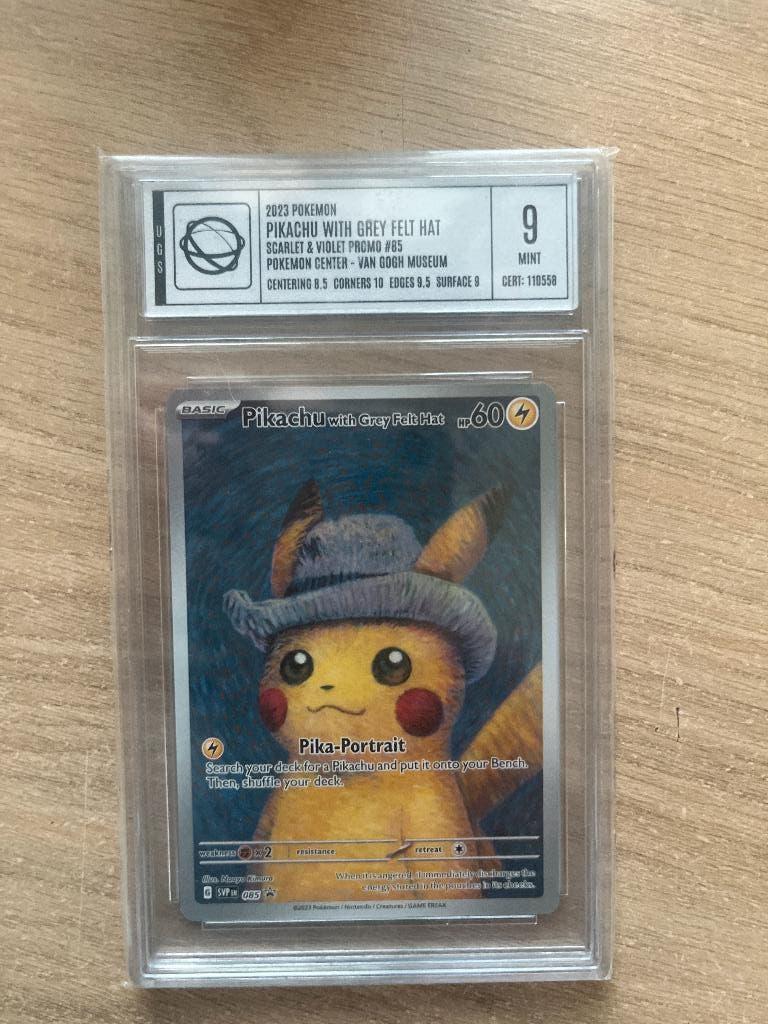 Pokémon  kaart Pikachu promo #85 van Gogh 2023, Hobby en Vrije tijd, Verzamelkaartspellen | Pokémon, Zo goed als nieuw, Losse kaart