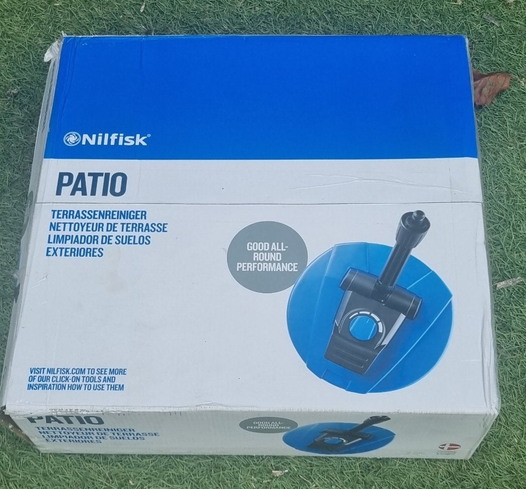 Terrassenreiniger patio nilfisk nieuw in doos, Ophalen of Verzenden, Nieuw, Elektrisch, Nilfisk