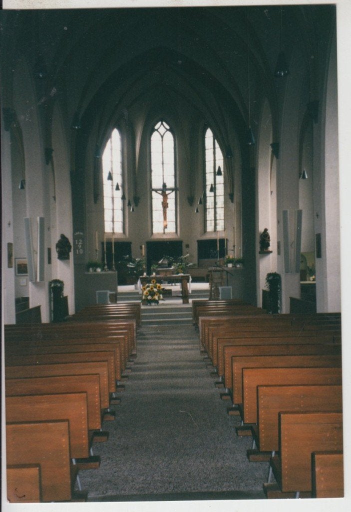 Zenderen Interieur RK Kerk Maria Onb. Ontv. FOTO 1998, Ophalen of Verzenden, 1980 tot heden, Overijssel