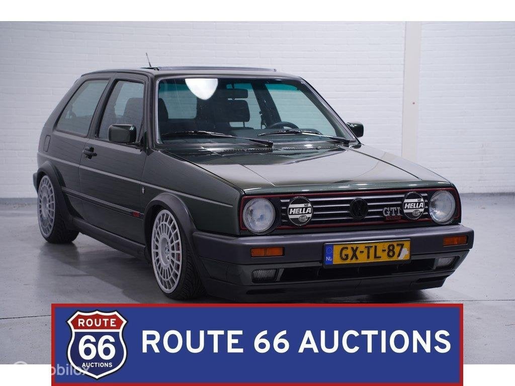 Volkswagen Golf GTI | 1989 | Route 66 Auctions, Auto's, Oldtimers, Overige carrosserieën, Volkswagen, Zwart, Bedrijf