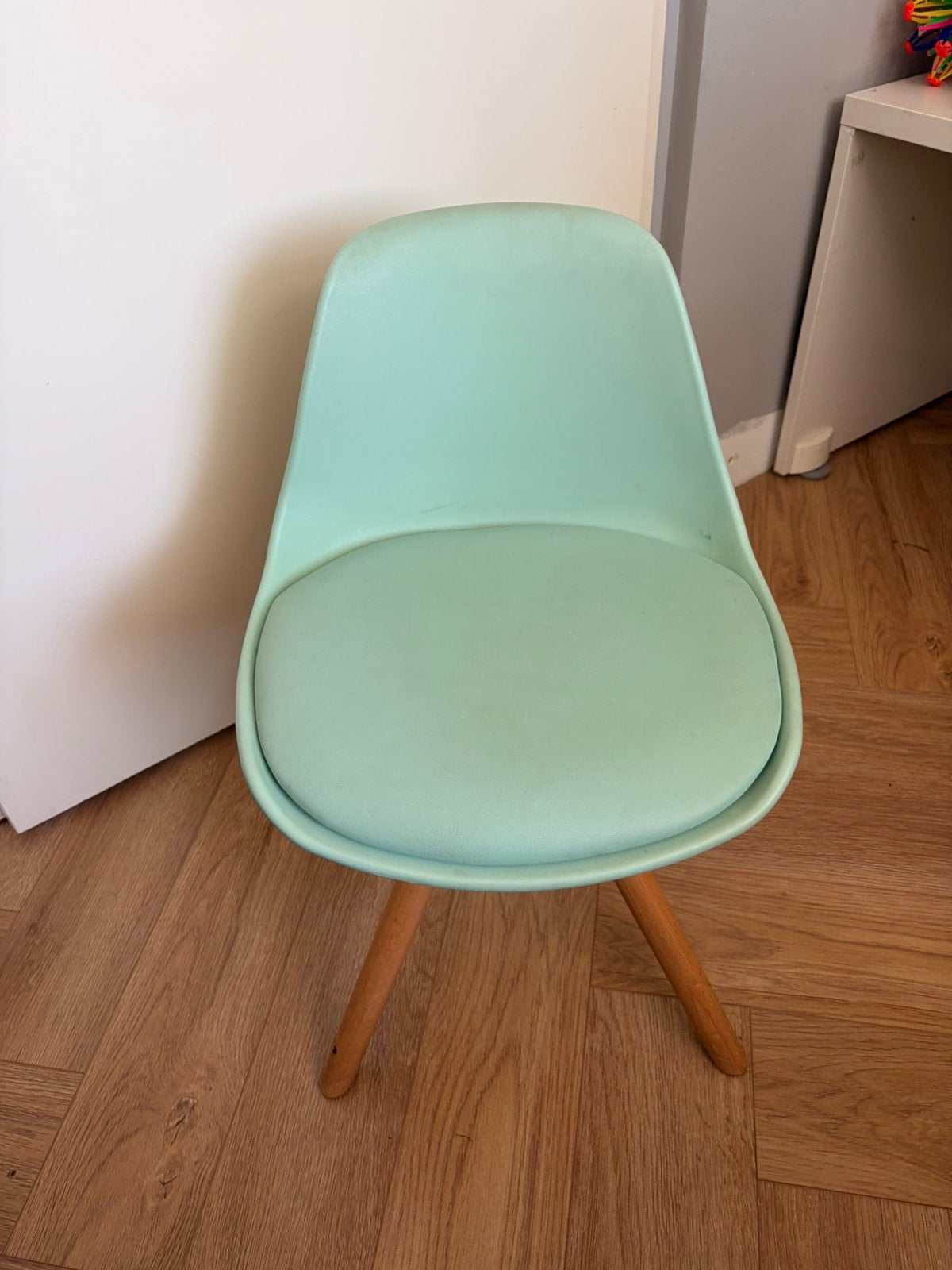 Mintgroene kinderstoel, Gebruikt, Overige kleuren, Eén, Ophalen