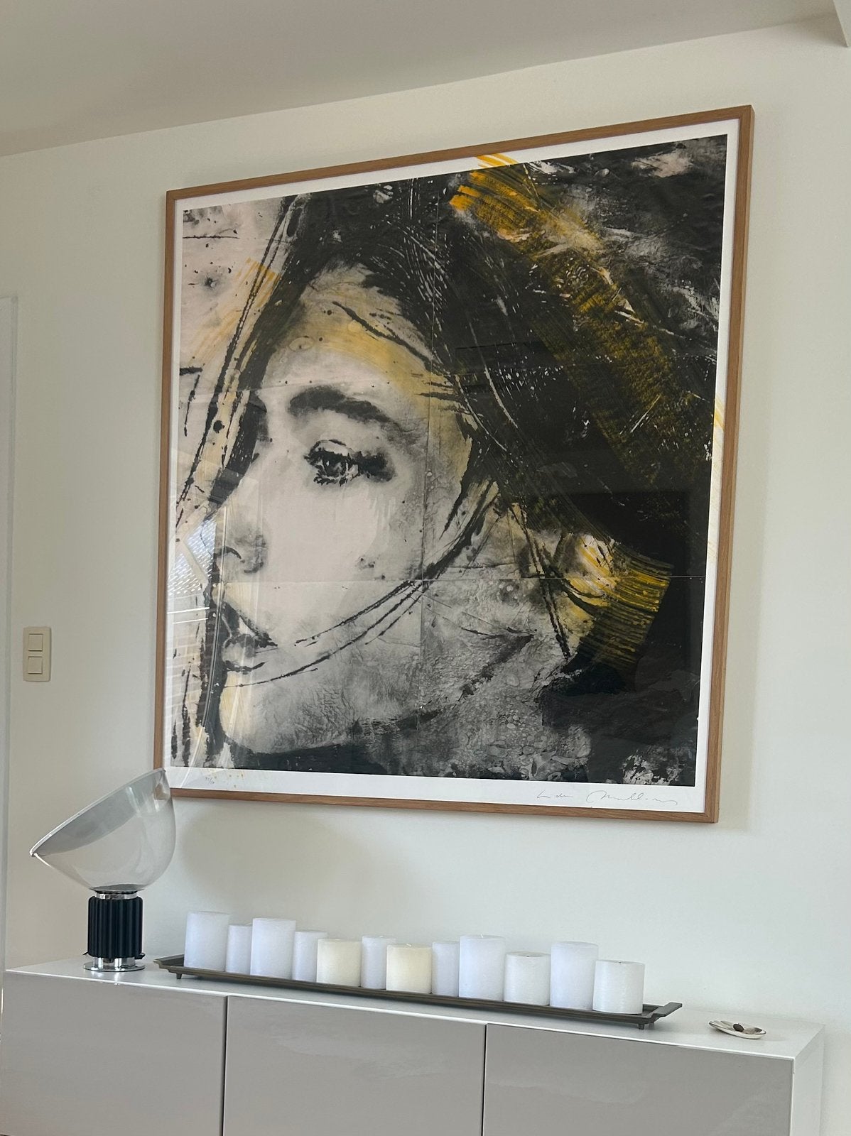 Prachtig groot statement schilderij lidia Masllorens, Ophalen