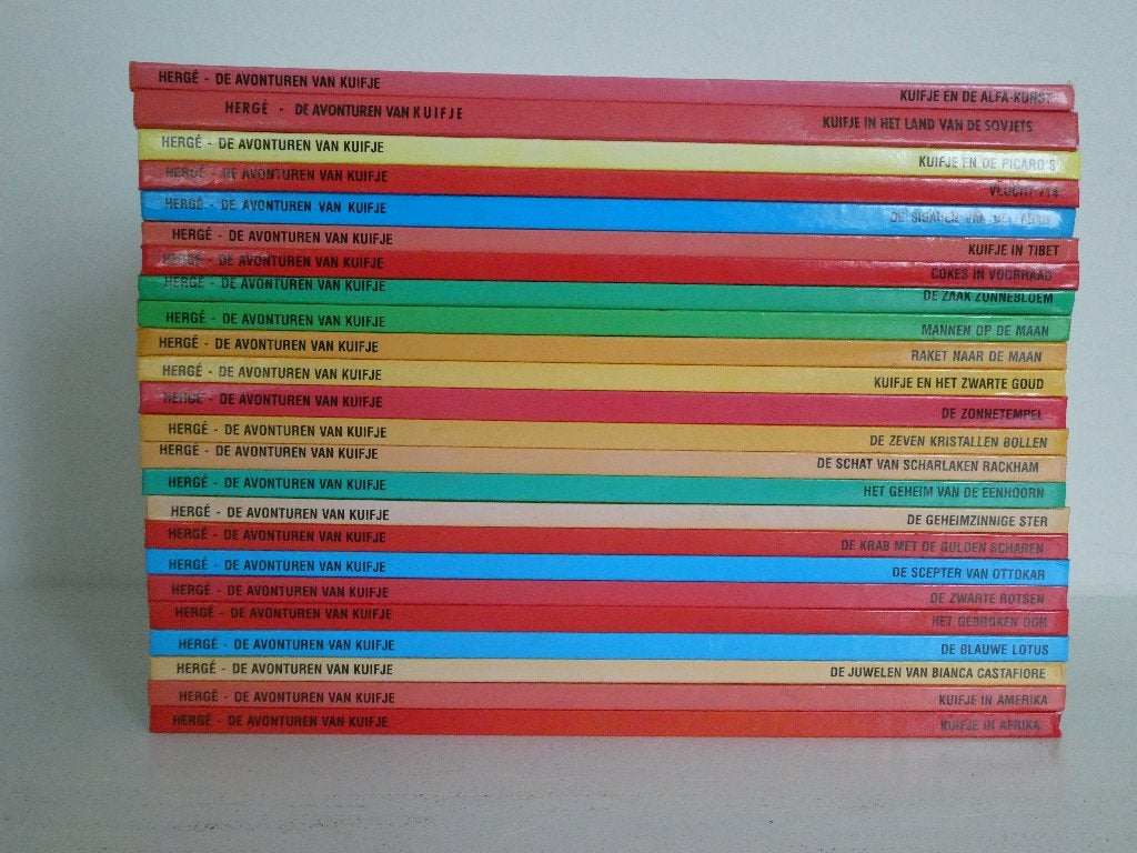 Kuifje ~ Complete serie hardcovers 1 t/m 24, Boeken, Complete serie of reeks, Ophalen of Verzenden, Gelezen, Hergé
