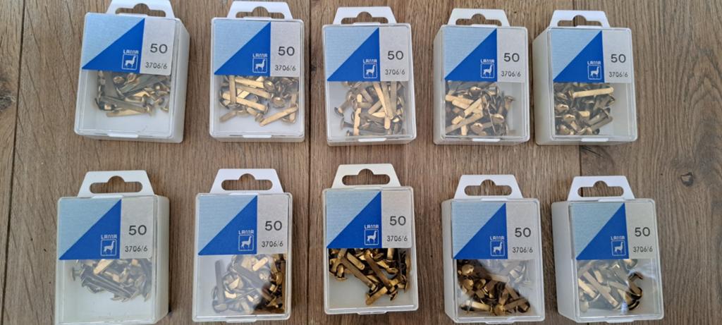 10 Doosjes van 50 Stuks splitpennen, Ophalen of Verzenden, Nieuw, Minder dan 50 mm, Overige typen