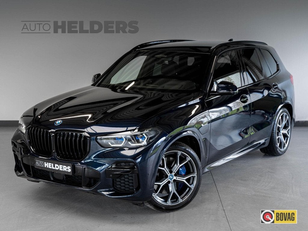 BMW X5 xDrive45e High Executive HuD M H&K ACC 360 Laser, Automaat, Gebruikt, 394 pk, Blauw
