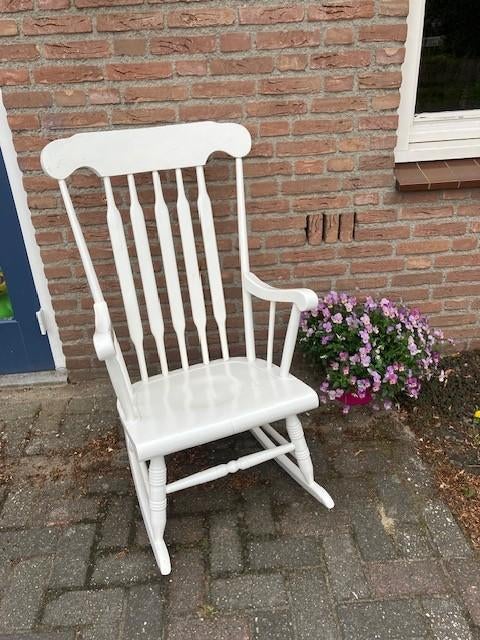 Schommelstoel hout, Kinderen en Baby's, Kinderkamer | Tafels en Stoelen, Ophalen, Gebruikt, Stoel(en)