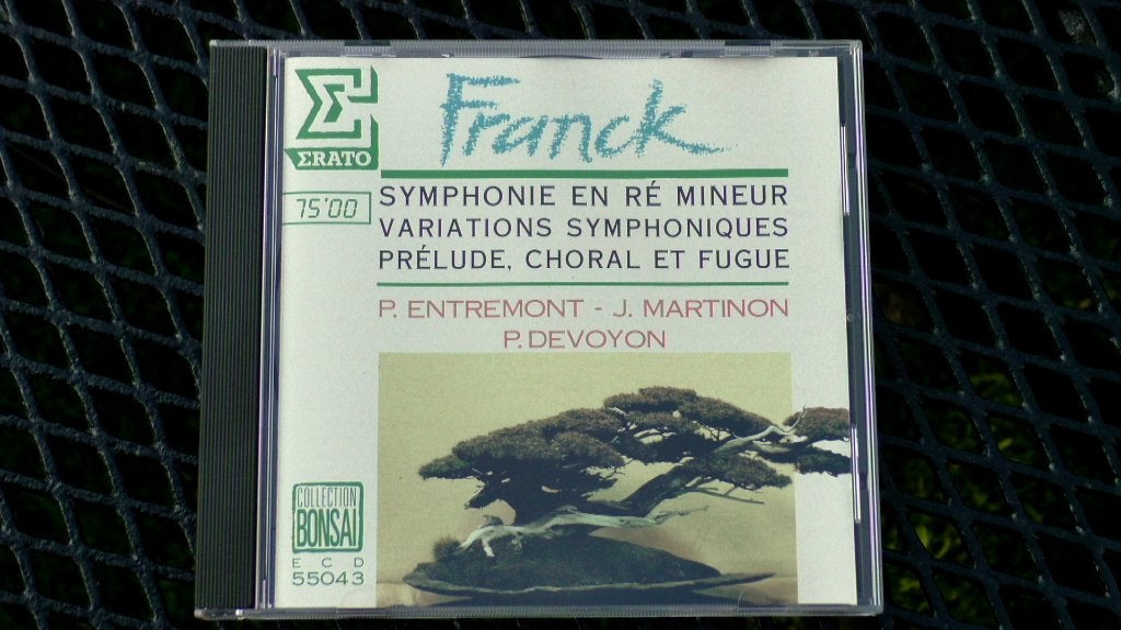 César Franck - Symfonie in D mineur e.a. - Martinon, Inclusief boekje, Symfonie, Overige componisten, Ophalen of Verzenden